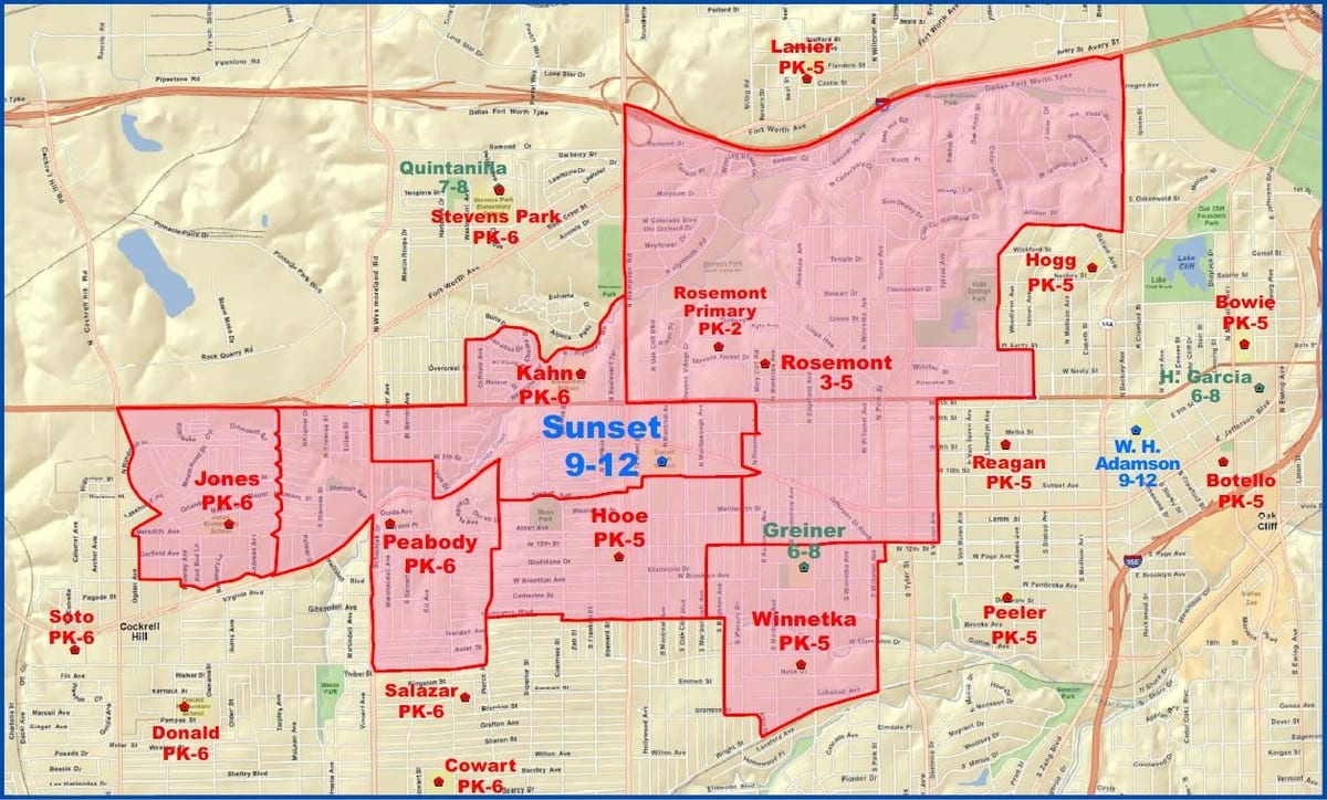 Dallas CA bölgesi Haritayı göster