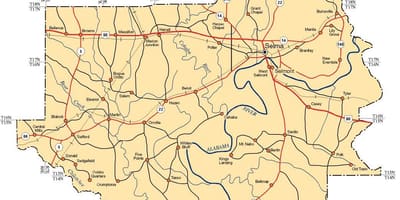 Dallas county haritası