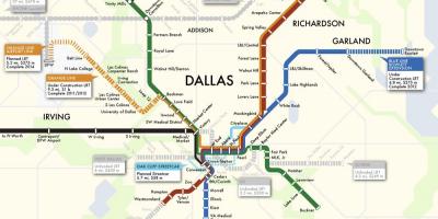 Dallas tren sistemi göster