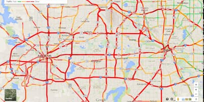 Dallas haritası trafik