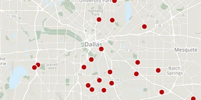 Dallas suç haritası